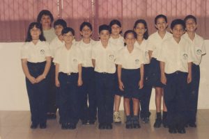 Del año 1999 el grupo de quinto grado