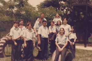 El grupo de octavo año en 1999